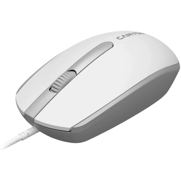 Мышь Canyon M-10 (CNE-CMS10WG) белый/серый