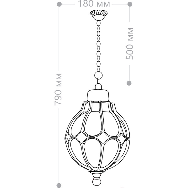 Садовый светильник Feron 11369