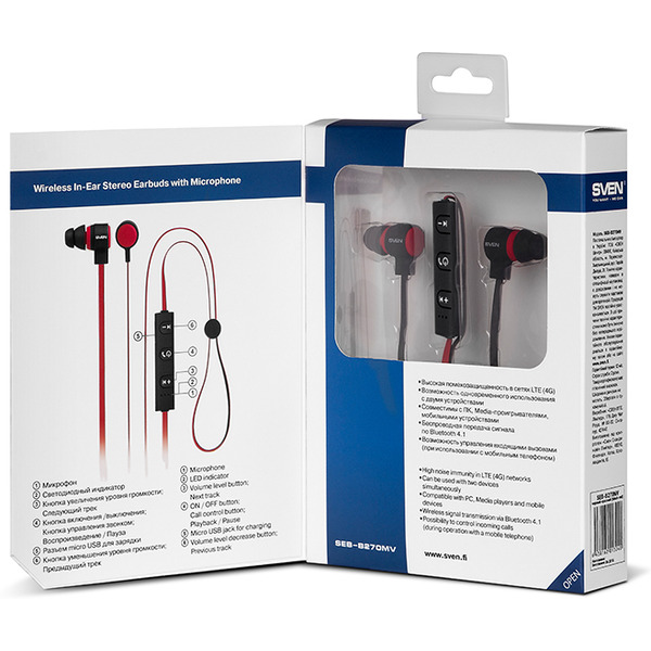 Наушники с микрофоном SVEN SEB-B270MV