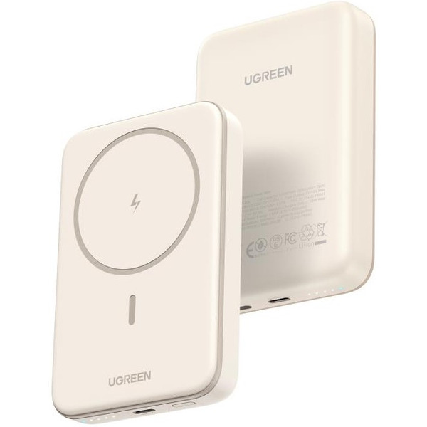 Внешний аккумулятор Ugreen PB561-25208 20W 10000mAh Magnetic Wireless Beige