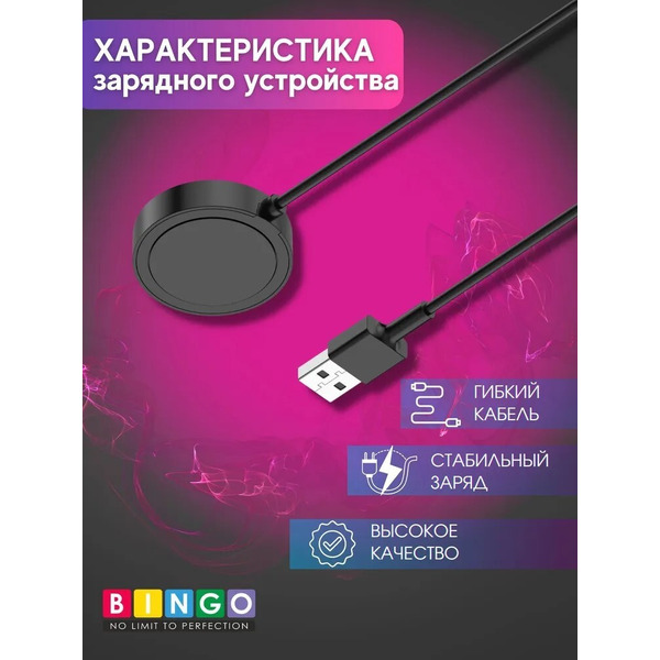 Зарядное устройство Bingo для HAYLOU RS3 LS04 Черное