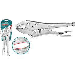 Зажим с фиксатором Total 250мм THT191002