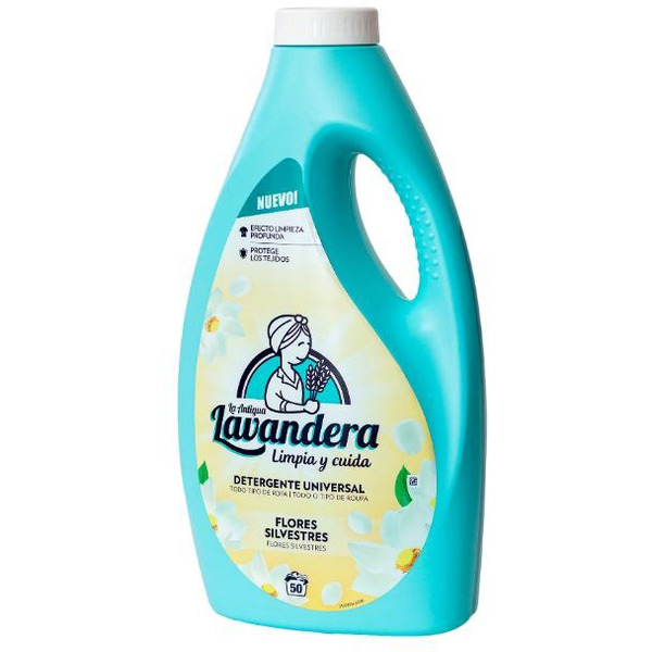 Гель для стирки La Antigua Lavandera Полевые цветы 2,5 л универсальный (50 стирок)