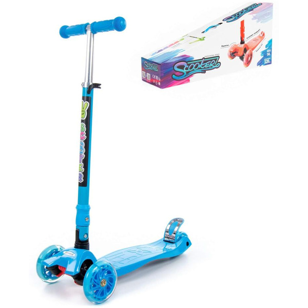 Самокат Полесье 0072C 94384 (голубой)