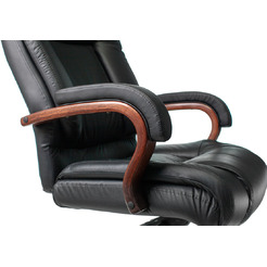 Кресло Бюрократ T-9925WALNUT (черный)