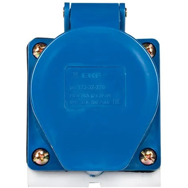 Розетка стационарная наружная EKF 123 2Р+РЕ 32А 220В IP44 PROxima