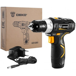 Дрель-шуруповерт Deko GCD12DU3 (063-4096) с 1-им АКБ