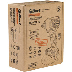 Гайковерт аккумуляторный BORT BSR-21U-S 93418675  (без АКБ и ЗУ)