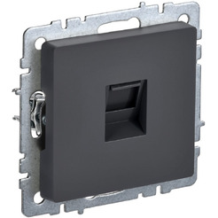 Розетка компьютерная IEK Brite РК10-БрГ