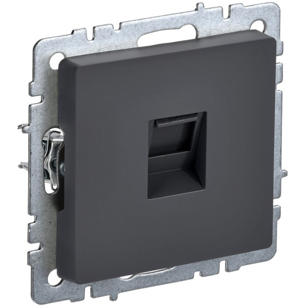 Розетка компьютерная IEK Brite РК10-БрГ