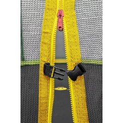 Батут Alpin ATGY-252 2.52 м с защитной сеткой и лестницей