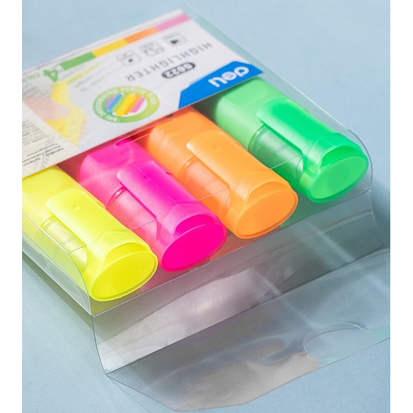 Набор текстовыделителей DELI S622 4 цвета