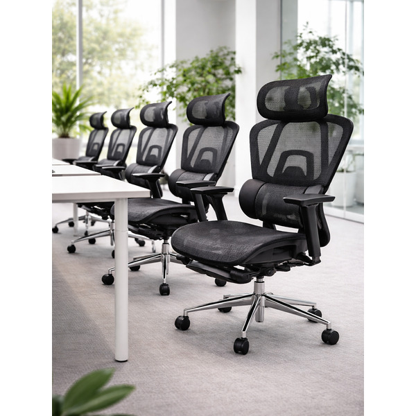 Кресло компьютерное myroo Office Agile Black (T804-B)