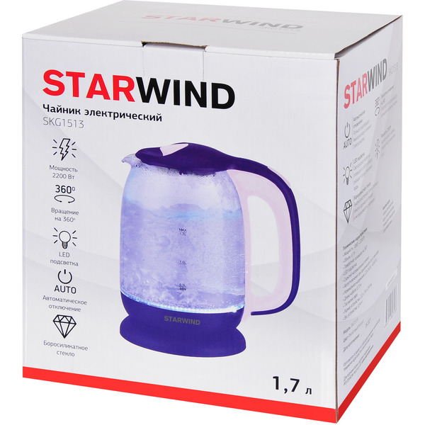 Электрочайник StarWind SKG1513