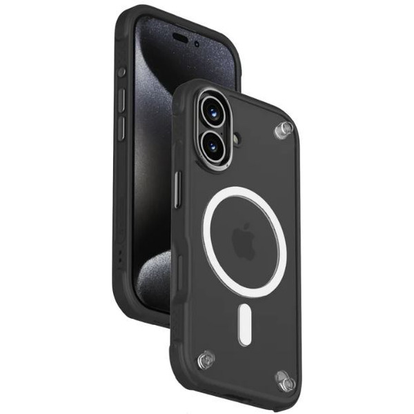 Магнитный чехол Momax CaseForm Air для iPhone 16 Plus MUAP24LD (черный)