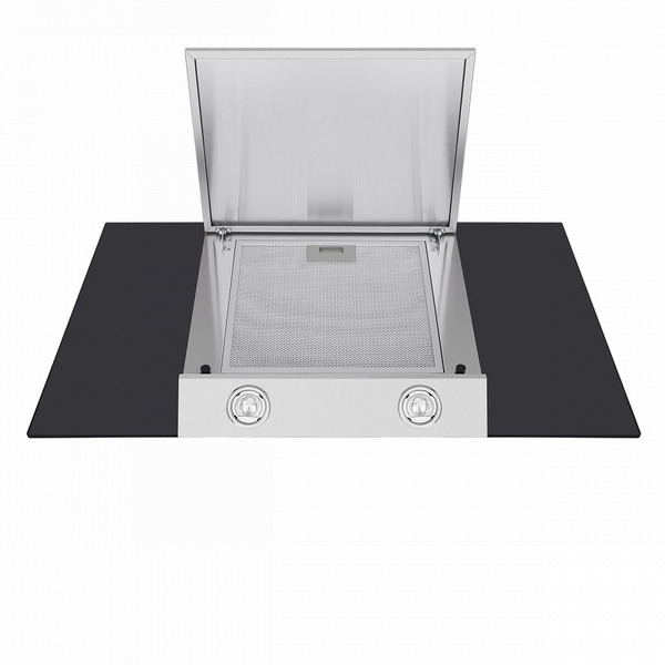 Кухонная вытяжка Maunfeld Gloria 90 (нержавеющая сталь/черное стекло)