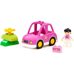 Конструктор Полесье Макси Поездка на машине 10784