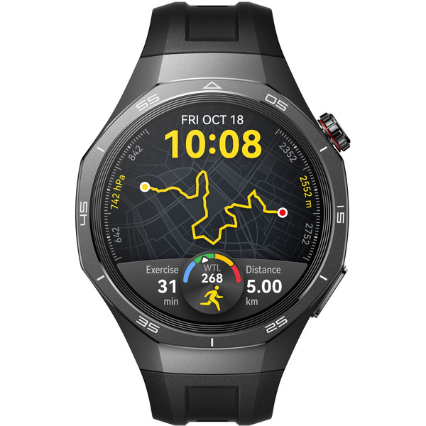 Смарт-часы HUAWEI Watch GT 5 Pro Black Fluoroelastomer Strap (VLI-B29) 46mm