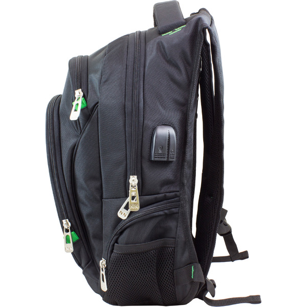 Рюкзак Winner 386-7 (черный/зеленый)