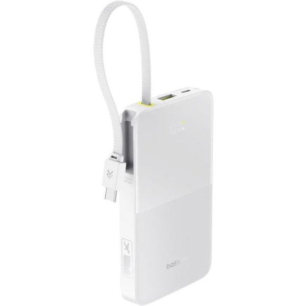 Внешний аккумулятор Baseus EnerFill FC51 Bipow2 Pro Power Bank 10000mAh (белый)