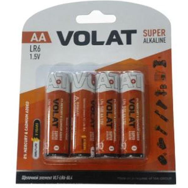 Батарейка VOLAT VT-LR6-BL4