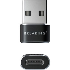 Адаптер USB-C - USB-A Breaking 24500 (черный)