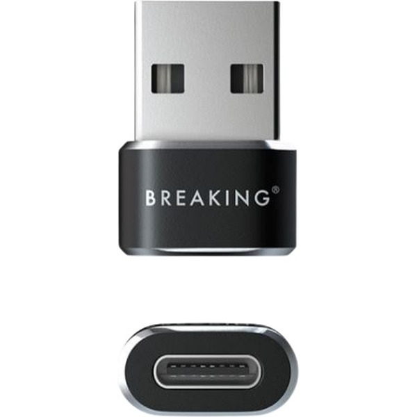 Адаптер USB-C - USB-A Breaking 24500 (черный)