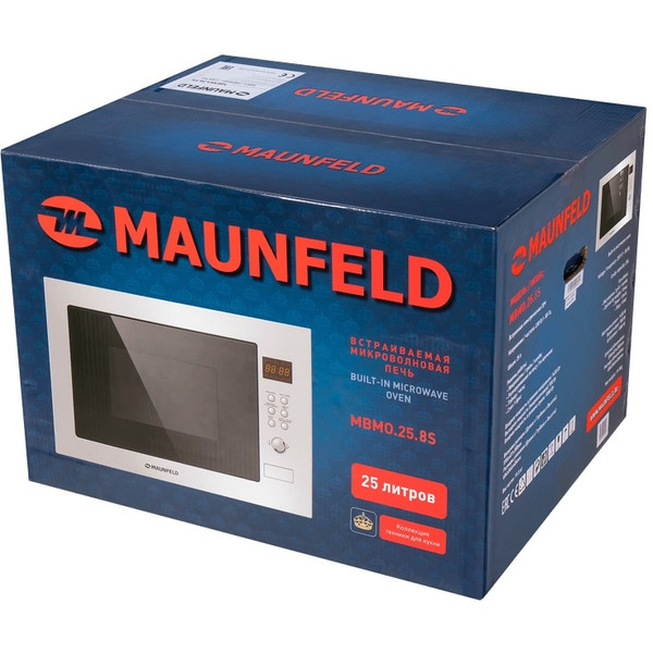 Встраиваемая микроволновая печь MAUNFELD MBMO.25.8S