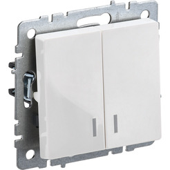 Выключатель IEK Brite ВС10-2-1-БрБ