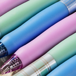 Набор ручек гелевых Deli EG60-BL-P