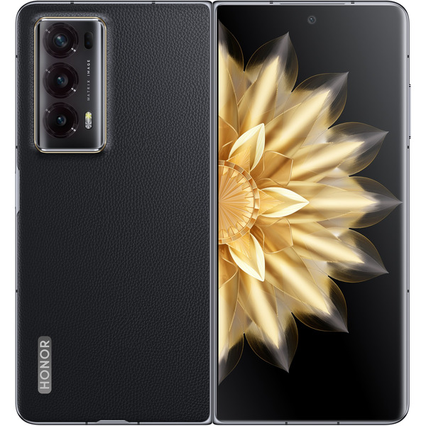 Смартфон HONOR Magic V2 16GB/512GB (черный кожаный)