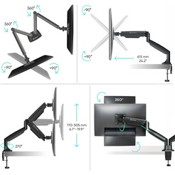 Кронштейн для монитора Onkron G200 (черный)