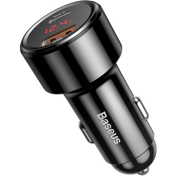 Автомобильное зарядное Baseus CCMLC20C-01