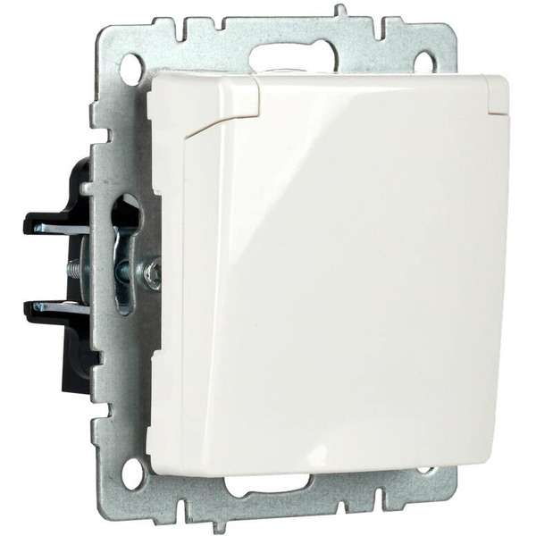 Розетка IEK Brite РСбш10-3-БрБ