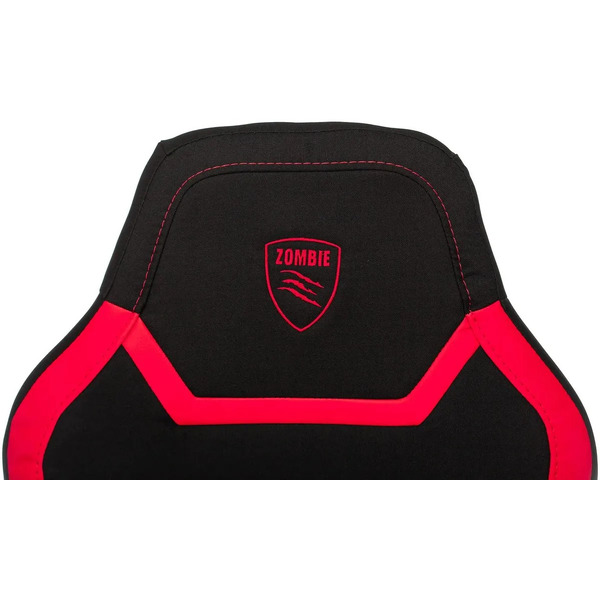 Кресло геймерское Бюрократ Zombie 10 (черный/красный)