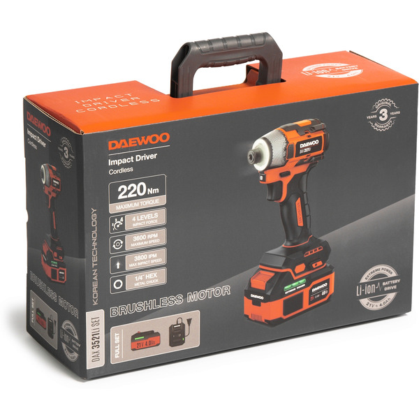Винтоверт Daewoo Power DAX 3521Li SET