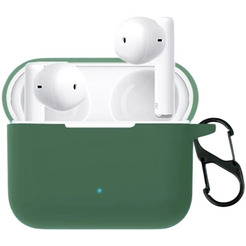 Чехол Bingo Silicone для HONOR Choice Earbuds X2 (темно-зеленый)