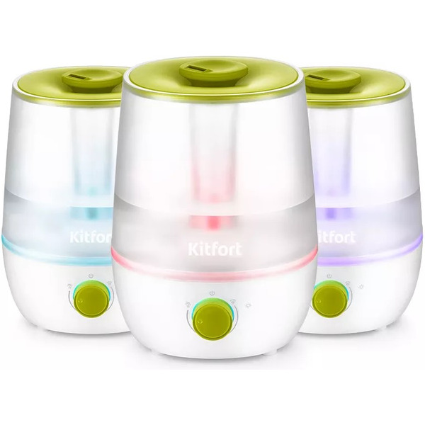 Увлажнитель воздуха Kitfort KT-2842-2 (бело-салатовый)