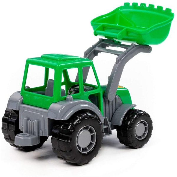 Погрузчик Полесье Мастер 24422 (серый/зеленый)
