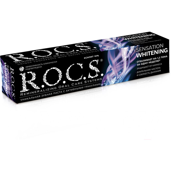 Зубная паста R.O.C.S. Сенсационное отбеливание 74г