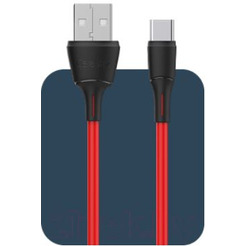 Кабель Celebrat FLY-2 Type-C (1 м, красный)