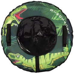 Тюбинг Snowstorm BZ-90 Dinosaurs / W112876 (90см, зеленый/черный)