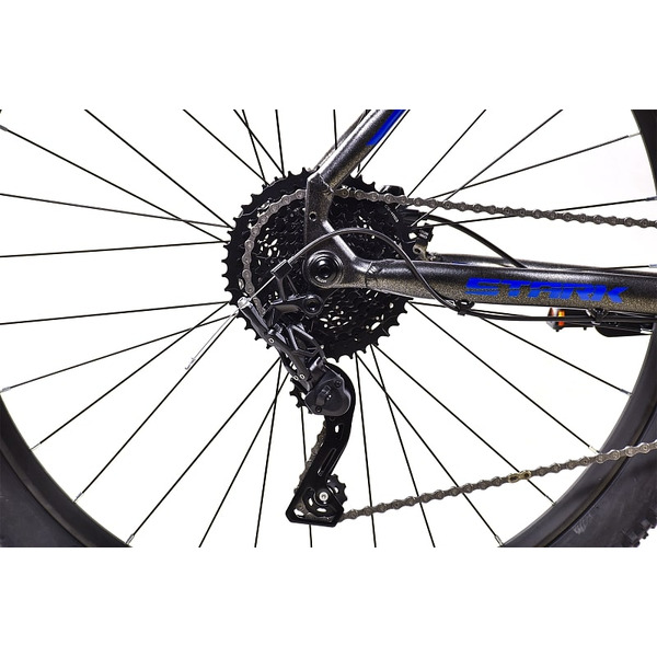 Велосипед Stark Armer 29.5 HD антрацитовый матовый/синий 20" '24 HQ-0014061