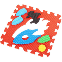 Коврик-пазл напольный ЮНЛАНДИЯ Машинки 664667