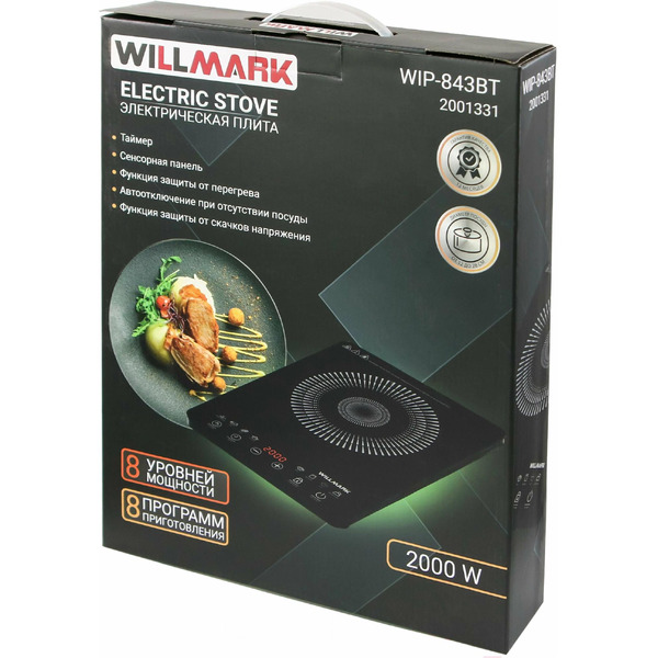 Настольная плита Willmark WIP-843BT