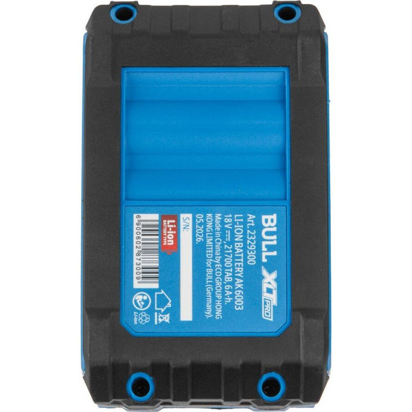 Аккумулятор для инструмента Bull AK 6003 2329300 (18В/6 Ah)