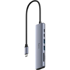 Разветвитель USB-C Cudy UH407