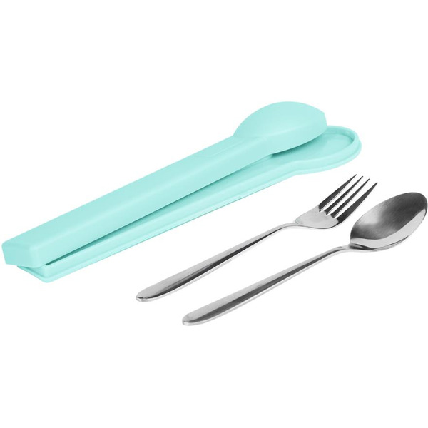 Термос LARA LR04-57 (черный/бирюзовый)