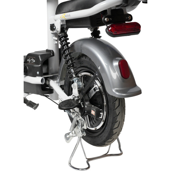 Электровелосипед NOVA EC-02 графит (с задним кофром)