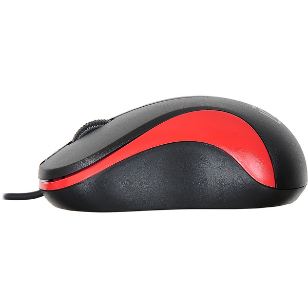 Мышь Oklick 115S (черный/красный)